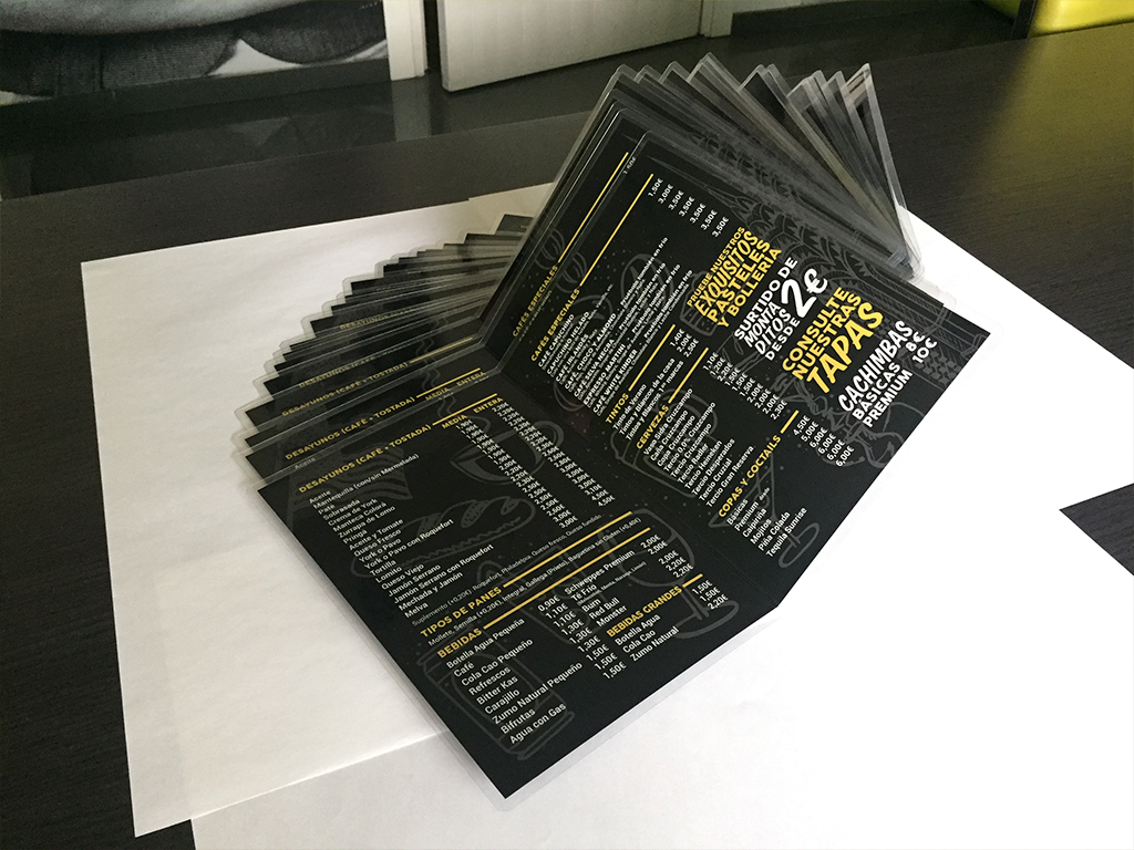 Impresión digital cartas en Sevilla