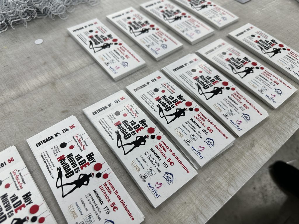 Impresión de entradas en Sevilla