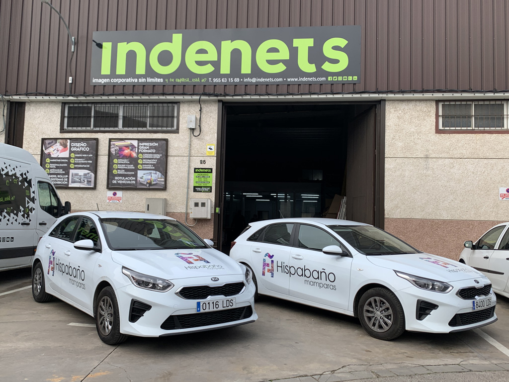 Rotulación de flotas de vehículos en Sevilla